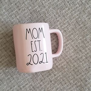 Rae Dunn by Magenta Mom Est. 2021 Pastel Pink Mug